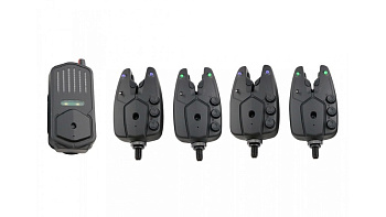 Набор электронных сигнализаторов  с пейджером 4+1 (в кейсе) EastShark JZH-RF 2958 Multicolor