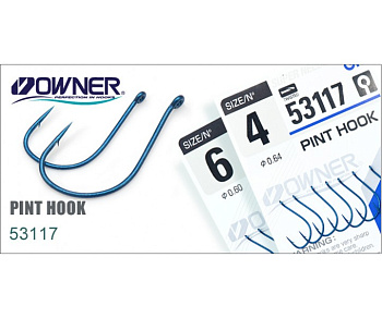 Крючки с колечком Owner PINT HOOK Size 10  