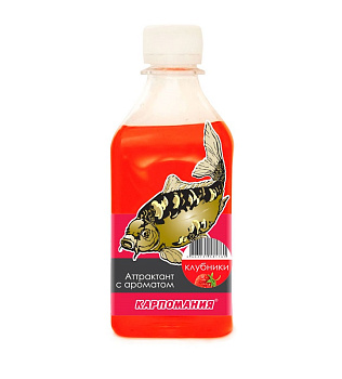 Аттрактант Carpomaniya  Strawberry 250 мл (Клубника) 