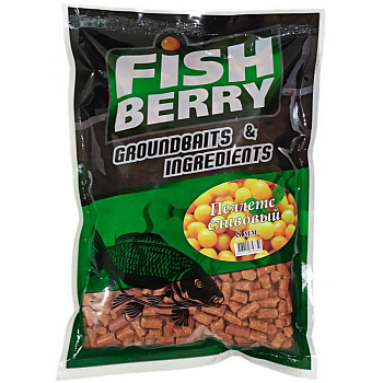 Пеллетс Fishberry Быстрорастворимый Plum 8мм 1 кг (Слива)   Оранжевый