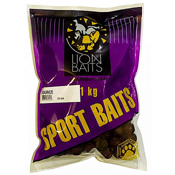 Бойлы тонущие Lion Baits  SPORT BAITS SOURCE 20мм 1 кг (Соурс) 