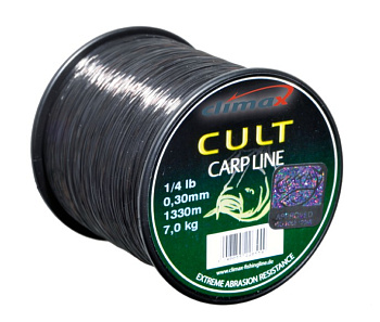 Леска Climax CULT Carpline   1300м 7.2кг/0,30мм (Черная) 