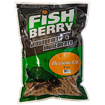 Пеллетс Lion Baits быстрорастворимый CSL 6мм 1 кг (ЦСЛ)  Твёрдый Светлый