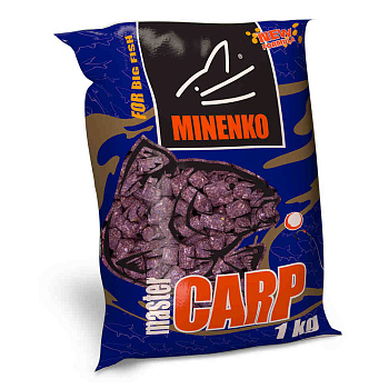 Пеллетс Minenko Master Carp Hemp 14мм 1 кг (Конопля)   Зеленый
