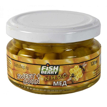 Кукуруза насадочная (стекло) Fishberry  Honey 120 г (Мёд) 