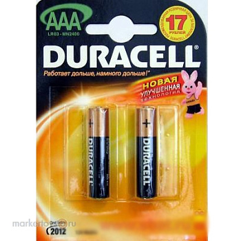Элемент питания Duracell LR03/286