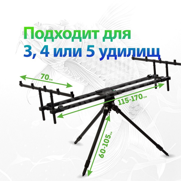 Род-под EastShark GXJZJ-152 на 5 удилищ 21