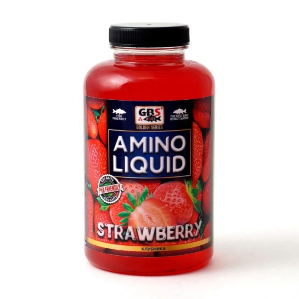 Жидкое питание GBS Baits Amino Liquid Strawberry 500 мл (Клубника ) 4