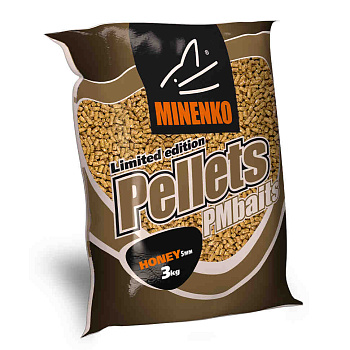 Пеллетс Minenko PMbaits Honey 5мм 3 кг (Мед)   Желтый