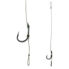 Поводок Flat Feeder с волосяной оснасткой Carp Hunter Wide Gape Size 6   Мягкий  10см