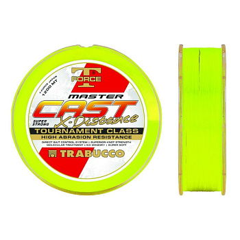 Леска Trabucco T-Force XPS Master Cast X-Distance  1200м 5,42кг/0,203мм (флюоресцентный жёлтый) 