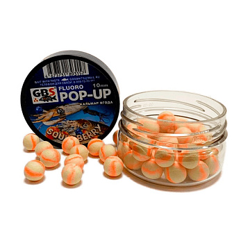 Бойлы плавающие GBS Baits   Squidberry 10мм 50 г (Кальмар Ягоды) 