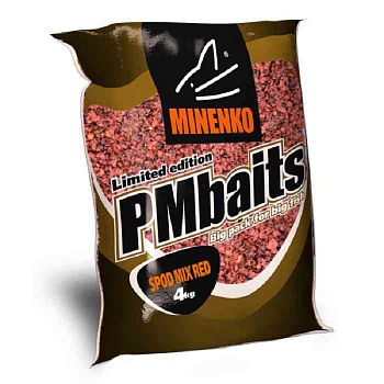 Зерновая смесь Minenko PMbaits Spod Mix Red 4 кг (Натуральный дроблёный) 