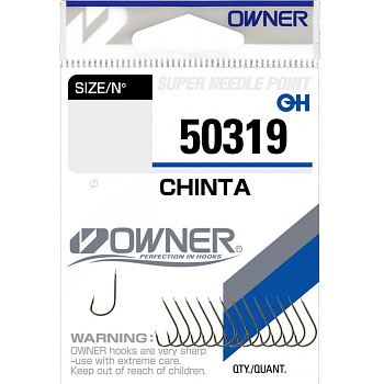 Крючки с лопаткой Owner Chinta Size 11 Gold 
