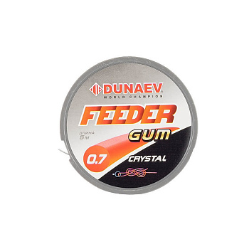 Резина для фидерной оснастки Dunaev Feeder Gum Clear  5м /0,70мм (Прозрачный) 