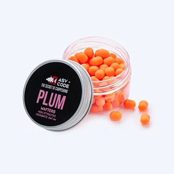 Бойлы нейтральные ASV-Code Wafters  Plum 7/10мм 40 г (Слива) 