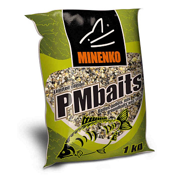 Зерновая смесь Minenko PMbaits Monster MIX 1 кг (Натуральный дроблёный) 