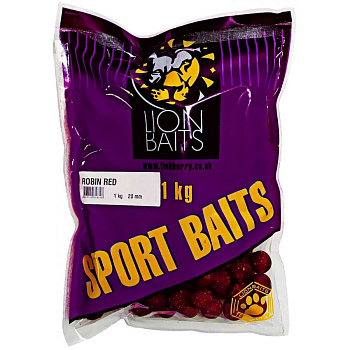 Бойлы тонущие Lion Baits  SPORT BAITS ROBIN RED  20мм 1 кг (Робин Рэд) 