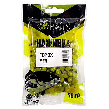 Горох насадочный Lion Baits Наживка натуральная Honey 50 г (Мёд) 