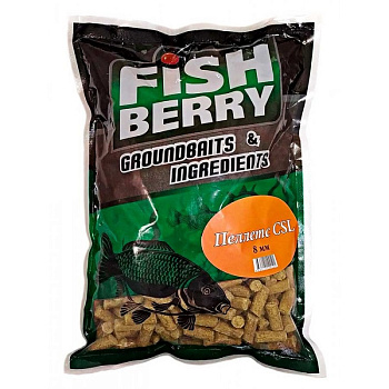 Пеллетс Fishberry Быстрорастворимый CSL 8мм 1 кг (ЦСЛ)   Желтый