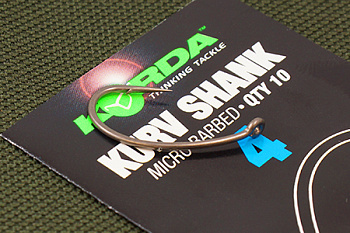 Крючки Korda Kurv Shank Size 4 Тефлон 