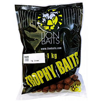 Бойлы тонущие Lion Baits  Trophy Baits Snark 20мм 1 кг (Печень) 