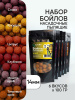 Бойлы пылящие Carptravel насадочные Набор 14мм 600 г (кукуруза,слива,клубника,цитрус,т.орех,м.краб) 1
