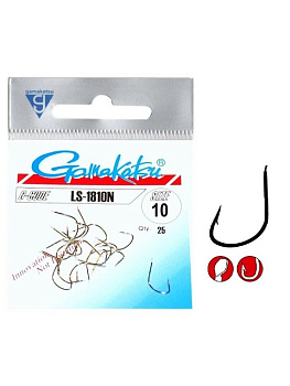 Крючки с лопаткой Gamakatsu LS-1810N Size 14 Nickel 