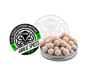 Бойлы плавающие FFEM Baits   Garlic Spices 10мм 25 г (Чеснок со специями) 