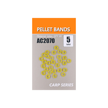 Силиконовые кольца для гранул Orange Carp AC2070 Pellet bands 5мм (прозрачный)