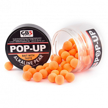 Бойлы плавающие GBS Baits   Alkaline Pear 12мм 50 г (Щелочная груша) 