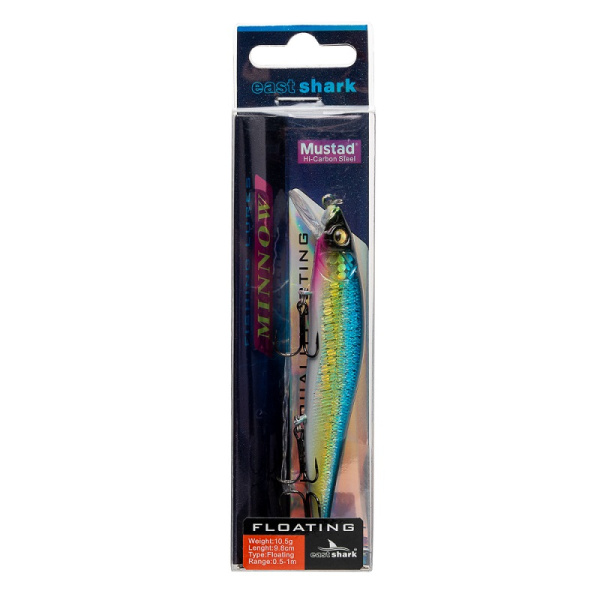 Воблер EastShark Balist 9.8см. 10.5г. 0.5-1m Floating col.