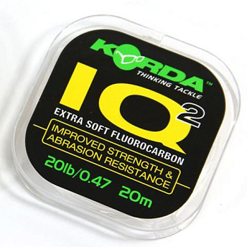 Повод. мат. Korda IQ2 Fluoracarbon  20м 15lb/6,7кг/0,40мм  