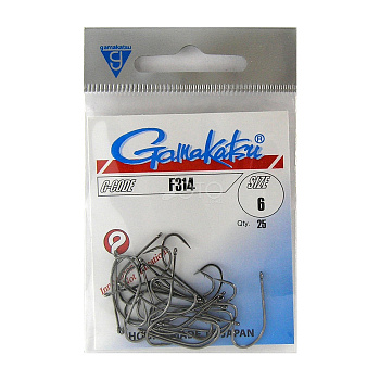 Крючки с колечком Gamakatsu  F-314 Size 14  