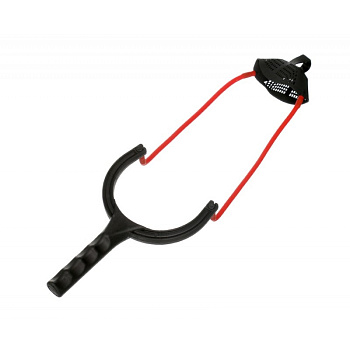 Рогатка для прикормки   F-fishing Catapult With Red Strong Elastic 25 - 45м