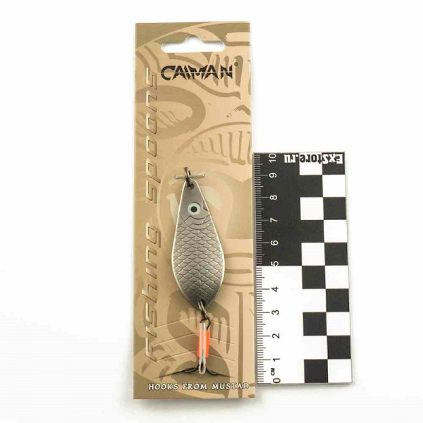 Колеблющаяся блесна Caiman Атом 68мм 15гр CN06 латунь
