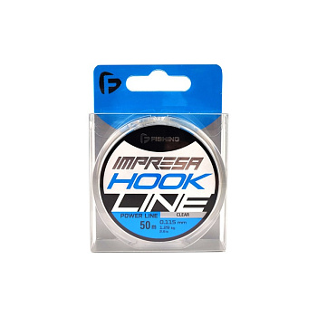 Леска F-fishing Impresa Hook Line  50м 1,29 кг/0,115мм (Clear) 