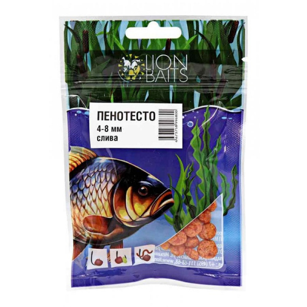 Пенотесто  Lion Baits  4-8мм