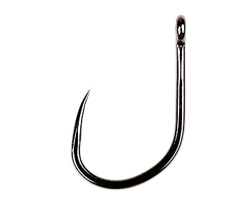 Крючки с колечком Owner Carp Iseama BL w/eye BC Size 6 Черный никель безбородые