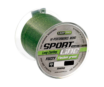 Леска Carp Pro Sport Line Flecked Green  1000м 7,8кг/0,335мм (Камуфляжная) 