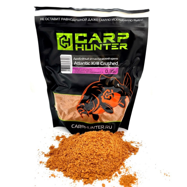 Прикормка Carp Hunter Дробленый атлантический криль  Atlantic Krill Crushed 1 кг (Криль)