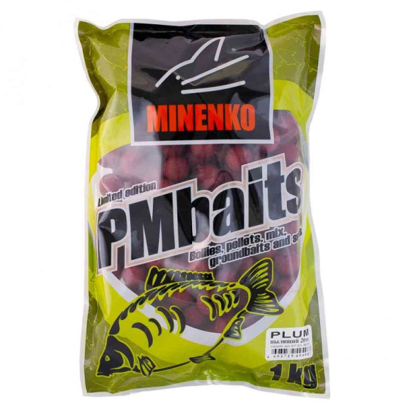 Бойлы пылящие Minenko PMbaits Plum 24мм 1 кг (Слива)