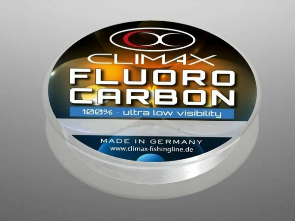 Леска Climax Fluorocarbon Тонущий 25м 5,8кг 0,28мм Прозрачный