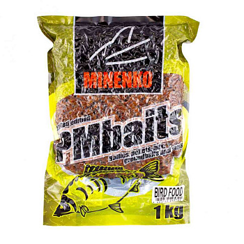Зерновая смесь Bird food Minenko PMbaits Aroma free 1 кг (Натуральный ) 