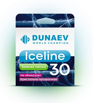 Леска зимняя Dunaev Ice Line  30м /0,10мм (Прозрачный) 