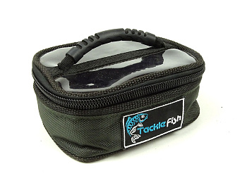 Сумка для аксессуаров Tackle Fish Lead Bag (S), прозрачная 18х15х8см 