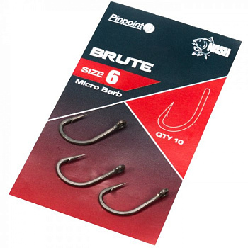 Крючки Nash Pinpoint Brute Size 2 Тефлон 