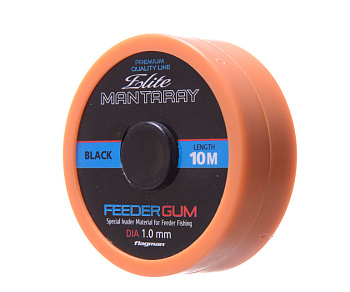 Резина для фидерной оснастки F-fishing Feeder Gum Elite  10м /1,00мм (Черная) 