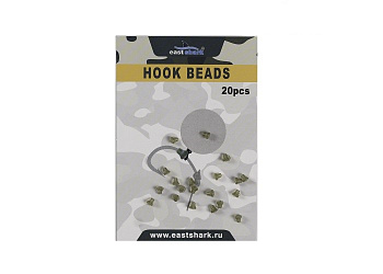 Фиксатор-стопор на крючок EastShark Hook beads  (зеленый)