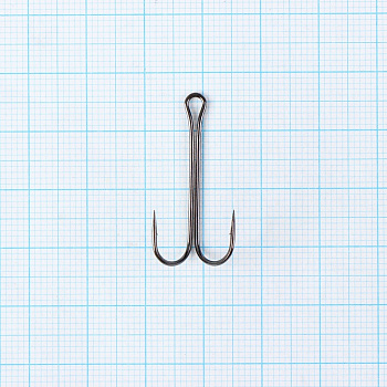 Крючок двойной KOI Double Hook Size 6 Black Nickel 10шт